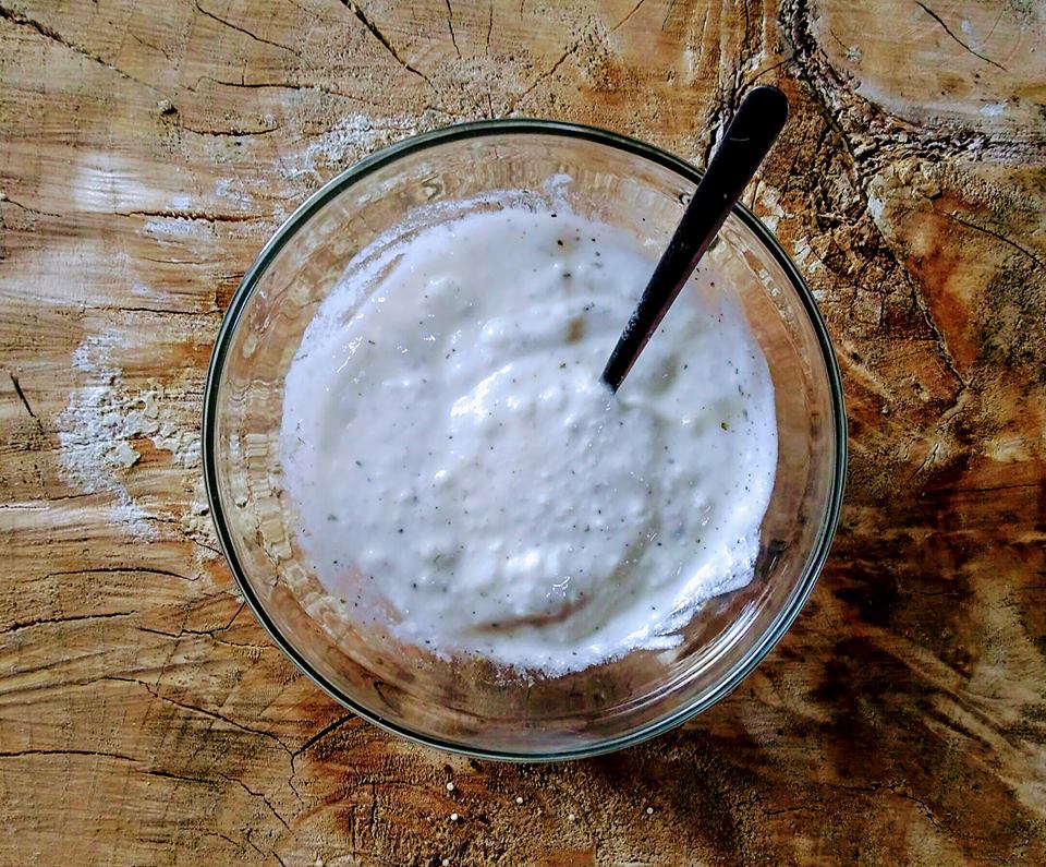 Salsa de yogurt receta